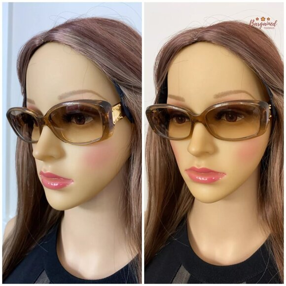 Authentic LOUIS VUITTON Gold Speckling Acetate Frame Soupcon Sunglasses - Z0003W - Picture 5 of 13